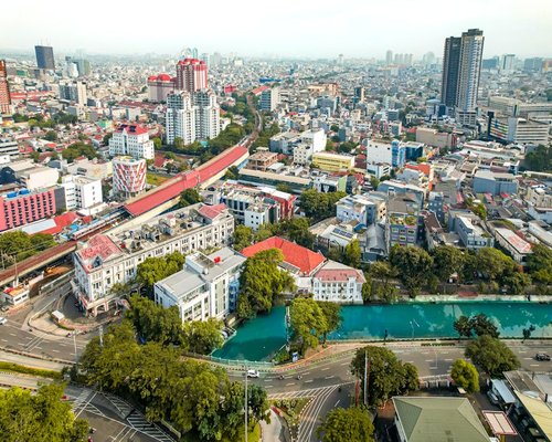 Suasana perkotaan Jakarta